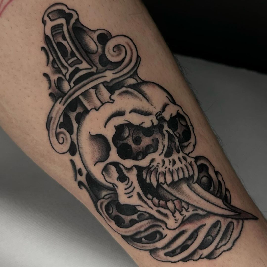 Uno dei lavori di coguer_tattoo